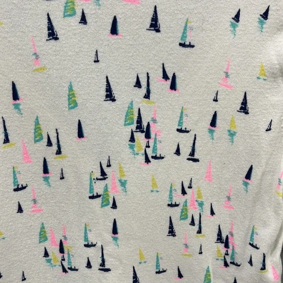 NWOT Merona sailboat print cardigan - Picture 4 of 6